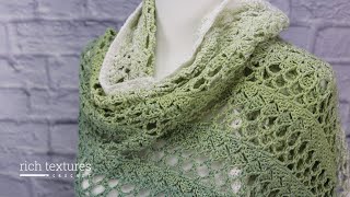 Meadows Shawl Crochet Pattern [upl. by Aicnilav80]