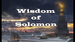 Wisdom of Solomon  Apocrypha Audiobook [upl. by Yrallam88]