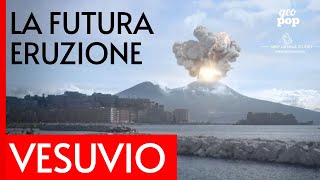 LA FUTURA ERUZIONE DEL VESUVIO  animazione realistica per un messaggio di PREVENZIONE [upl. by Nor]