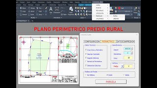 PLANO PERIMETRICO de PREDIO RURAL [upl. by Adnirak]