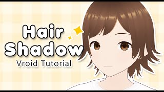 MAKE THE SHADOW MOVE UNDERNEATH HAIR IN VROID STUDIO  Vroid Studio Tutorial [upl. by Bradford]