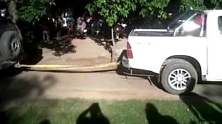 Isuzu trooper vs toyota hilux [upl. by Wilmette]