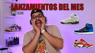 Los Mejores LANZAMIENTOS DE SNEAKERS para NOVIEMBRE 2023 [upl. by Onirefes]