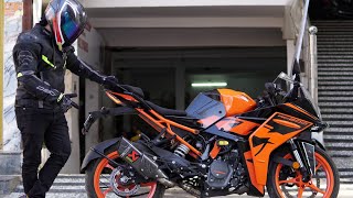 First 2022 KTM RC200 With Akrapovic Exhaust [upl. by Publea301]