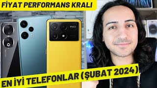 FİYAT PERFORMANS KRALI EN İYİ TELEFONLAR  ŞUBAT 2024 [upl. by Neffirg44]