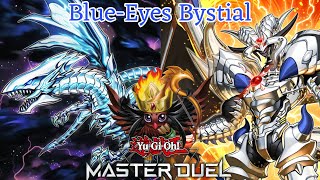 BlueEyes Bystial Deck YuGiOh Master Duel [upl. by Nilrak]