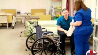 Instructional Video for Transfer a Patient from Bed to Wheelchair [upl. by Devine]