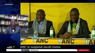 ANC to suspend Jacob Zuma Prof Ntsikelelo Breakfast weighs in [upl. by Ientirb397]