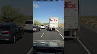 interstate10 tonopah arizona amazon schneider truckdrivers truckaccident [upl. by Annah]