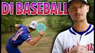 We Challenged D1 Baseball Players in Disc Golf [upl. by Bondie]