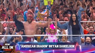 Bryan Danielson Celebrates AEW World Championship Win with His Family at All In London 2024 [upl. by Odlaw297]