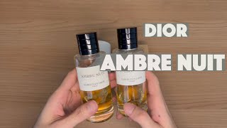 รีวิว Ambre Nuit จากบ้าน Maison Christian Dior น้ำหอมกลิ่น Amber สุดเซ็กซี่ หรูหรา [upl. by Eentroc]