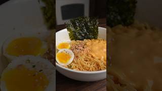 Egg Yolk Ramen Hack with Kewpie Mayo Instant Noodle Upgrade [upl. by Ahserak]