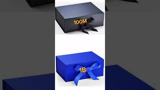 100M vs 1B chooseyourgift gift 1billion shorts [upl. by Polk905]