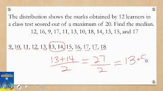 Finding Median of Data Pg 363 [upl. by Calla]