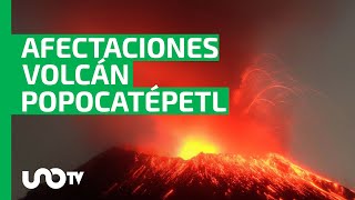 Actividad del Popocatépetl hoy 22 de mayo de 2023 [upl. by Htabazile]