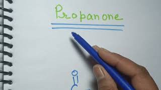 Draw the Structure for Propanone [upl. by Greenes384]