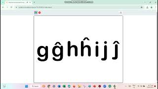 Esperanto Alphabet Song in Arial Rounded MT Bold Font [upl. by Saidnac]