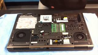 SolidBox How To Upgrade and Install Hard Drive and RAM in a Dell M6600 Part 1 [upl. by Llerad232]