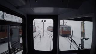 Gornergratbahn GGB Riffelberg  Rotenboden  Gornergrat Zermatt [upl. by Einnaj]