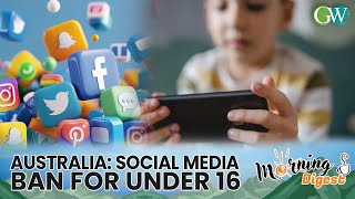 AUSTRALIAN GOVT TO LEGISLATE BAN ON SOCIAL MEDIA FOR CHILDREN UNDER 16 [upl. by Aletsirc]