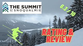 Summit at Snoqualmie Alpental Ski Resort Rating and Review [upl. by Annazor]