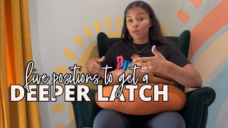 Best Breastfeeding Positions  Get a Deeper Latch [upl. by Raouf]