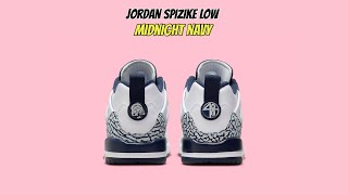 Jordan Spizike Low Midnight Navy [upl. by Ximenes]