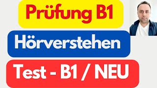 B1 Hören  Vollständige Modelltest Hörverstehen  Test B1  Lösungen sind am Ende des Videos  b1 [upl. by Pascasia]