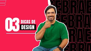 03 Dicas de Design para posts incríveis nas Redes Sociais  Dicas Sebrae [upl. by Laraine402]