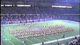 Grambling Marching Band vs Del State 1992 Halftime in Detroit [upl. by Ocire]