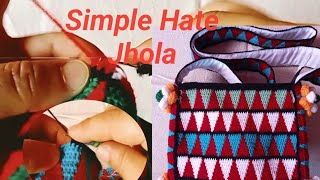 Simple Hate Jhola Bunne Tarika simmalipohoma Wabuhandcraft  products woolworkvideocrochet [upl. by Gisela329]