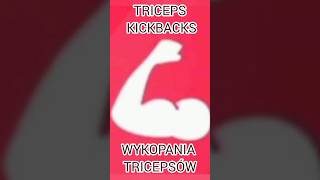 TRICEPS KICKBACKS WYKOPANIA TRICEPSÓW ❤️💪🔥 magimistrz zbudujzemnalepszegosiebie ćwiczenia sports [upl. by Shiff]