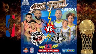 MATANZAS VS SAN JOSE GAME 1 GRAN FINAL MTZ 2024 [upl. by Paugh548]