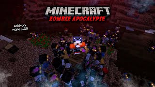 ADDON MINECRAFT ZOMBIE APOCALYPSE PALING KREN MCPE 120 [upl. by Arezzini]