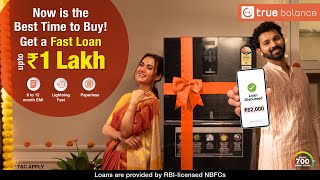 Get a Loan for New Appliances  Personal Loan up to ₹1 Lakh [upl. by Pattani88]