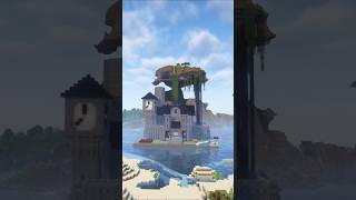 Build A Ender Castle 🏰 In Minecraft Schematics 🤯  shorts minecraft timelapse schematics [upl. by Akimaj918]