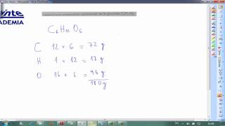 Composicion centesimal glucosa Problemas Tema 1 Quimica 1º Bachillerato AINTE Cynthia [upl. by Euton]