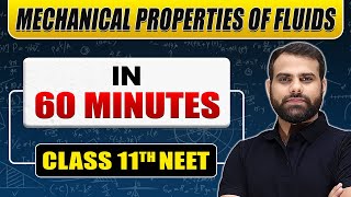 Complete MECHANICAL PROPERTIES OF FLUIDS in 60 Minutes  Class 11th NEET [upl. by Howell825]