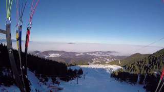 Flying over the clouds  PARAGLIDING [upl. by Subir]