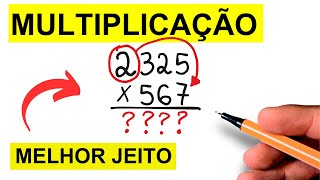 COMO FAZER CONTA DE MULTIPLICAÇÃO ⏐ MUITO FÁCIL [upl. by Eitsyrc]