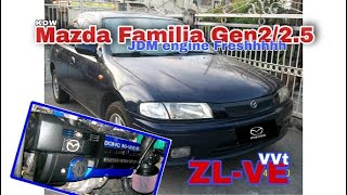 Mazda 323 Gen225 quotZLVEquot VVt JDM Engine Transplant [upl. by Dirrej]