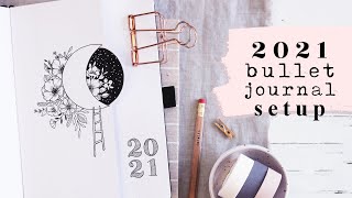 2021 Yearly Bujo Setup  How To Begin Bullet Journaling a Beginner Friendly Guide [upl. by Divan519]