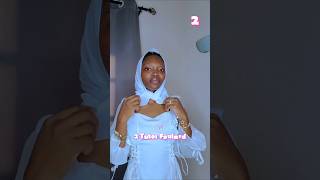 Tuto attache de foulard 😇foulard headwrapstyles tutorial shorts headscarf headwrap [upl. by Ahar]