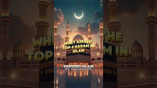 WHAT ARE THE TOP 4 HARAM IN ISLAM [upl. by Clinton568]