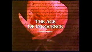 The Age Of Innocence 1993 TV Spot [upl. by Firahs449]