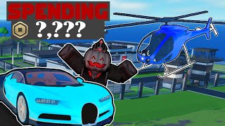 Spending ROBUX To Become THE RICHEST PLAYER In RobloxCriminal Tycoon Pt2 [upl. by Lazarus]