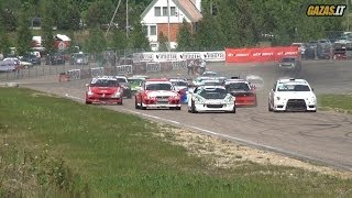 Highlights spins crashes of Autoplius Fast Lap race 2014  Event 1 in Nemuno Žiedas circuit [upl. by Kra892]