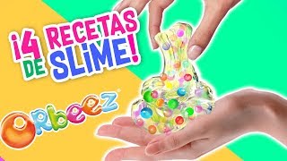 Diy SLIME ✨ORBEEZ GLITTER CRUNCHY y FLUFFY 😃4 formas de hacer SLIMEManualidades Fantásticas [upl. by Seidule]