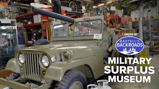 From canteens to tanks Surplus store pulls double duty as a military museum  Bartells Backroads [upl. by Gelya]